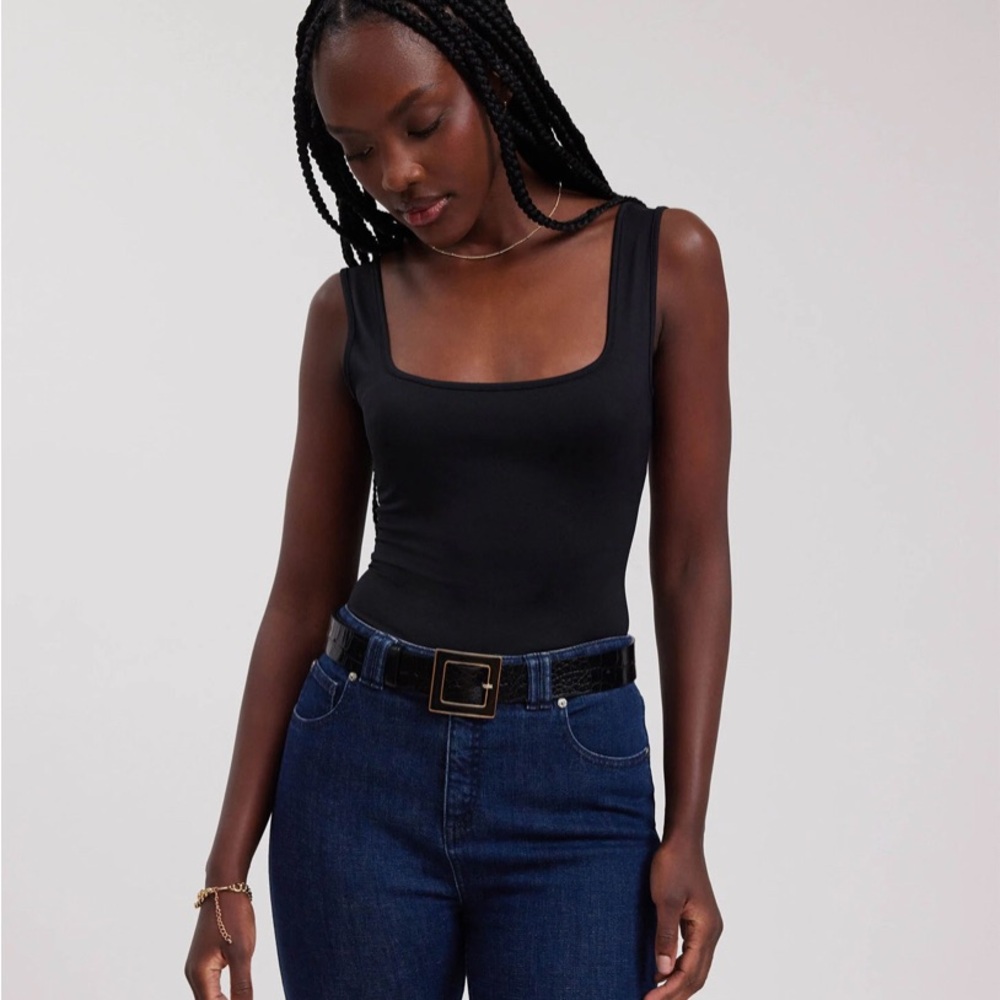 Anne Fontaine - Lady Camisole Wide Strap Stretch - Black - 46 (14 US) - NWT